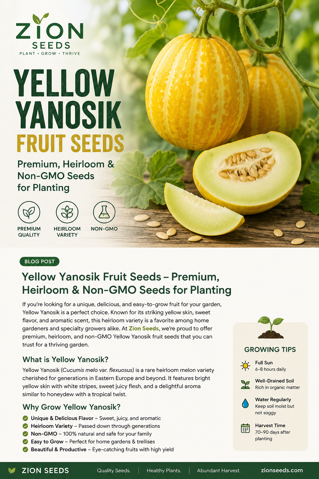 Yellow Yanosik Fruit Seeds