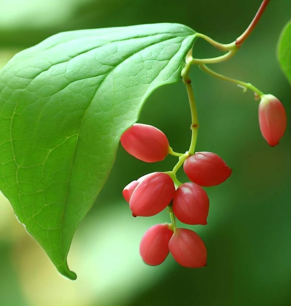 Schisandra Tree Unique With Medicinal Fruit Seeds