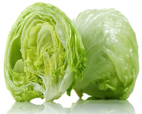 Green Crisphead Lettuce Plants Seeds vegetable seeds - Heirloom, Organic, Non Gmo Garden Seeds for kitchen garden planting