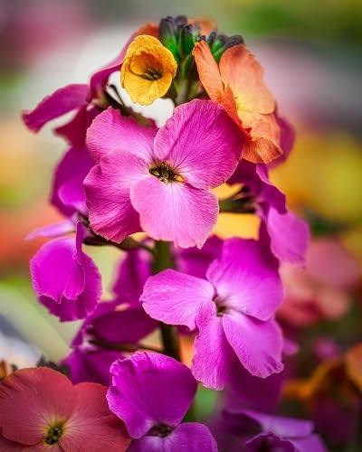 Pink Erysimum Cheiri Flowers Seeds