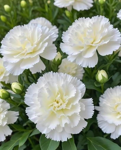 White Carnation Flower Seeds