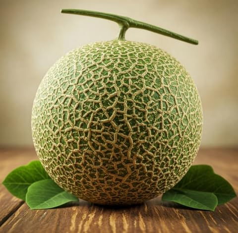 green muskmelon fruit Fruit Seeds for Home Planting Premium Germination Healthy Harvest Growing