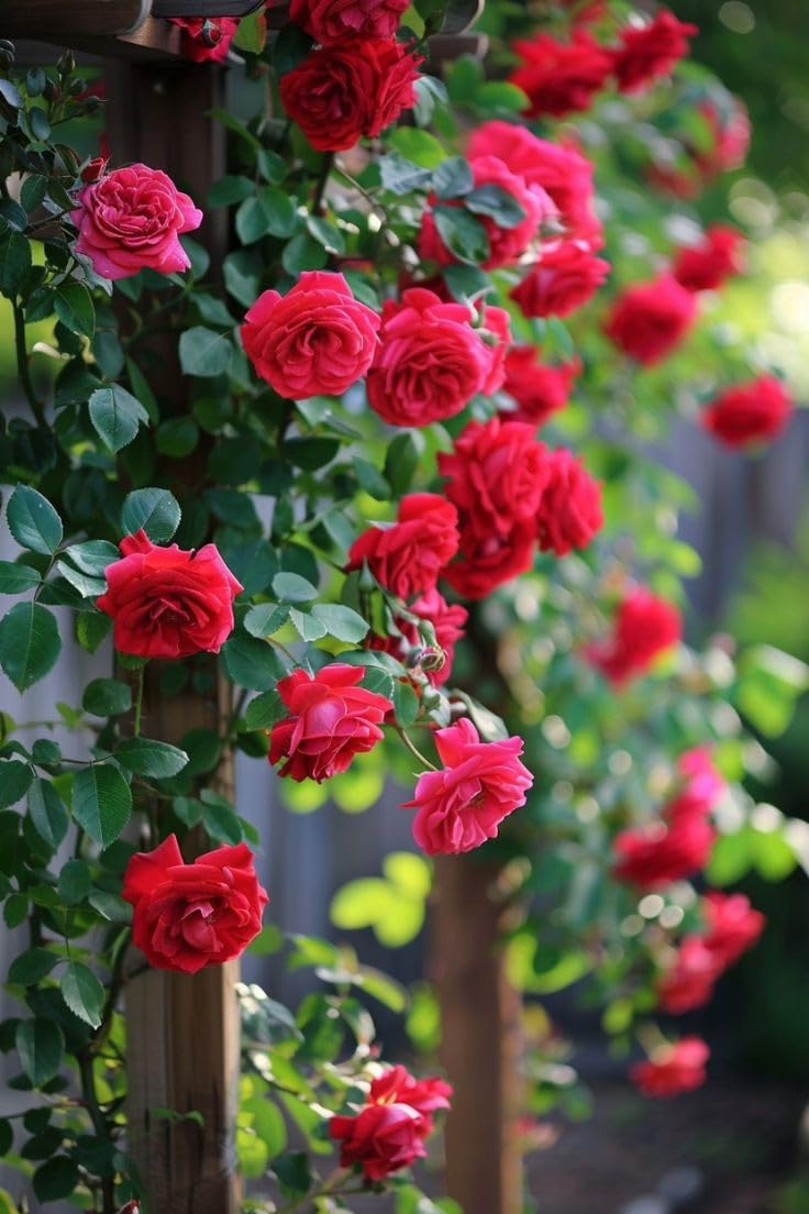 Red Mini Climbing Rose