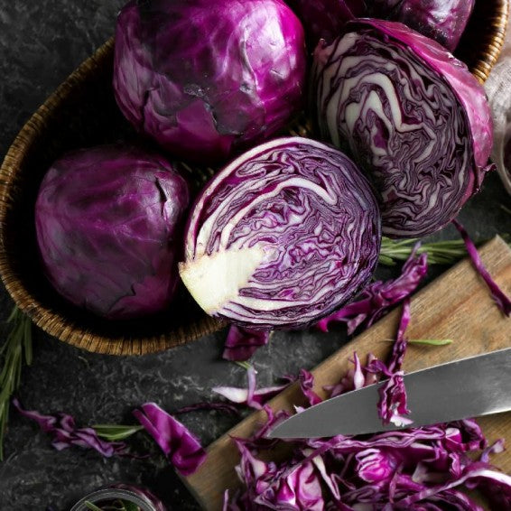Cabbage Vegetable Seeds for Planting for Growing Purple Vegetable Seeds for Home Gardening, Fresh Heirloom, Non-GMO for Home Garden Planting