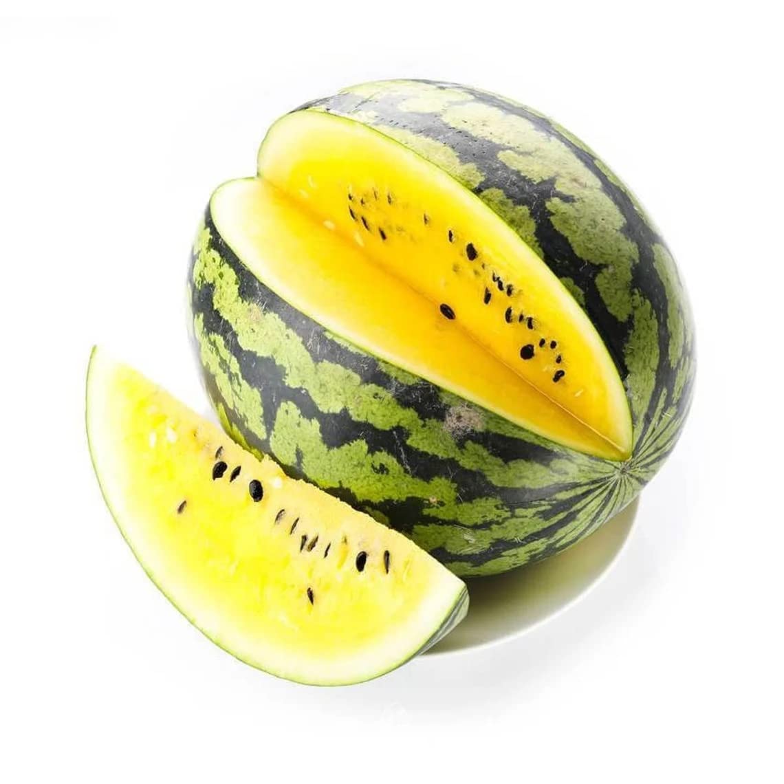 citrullus lanatus yellow watermelon in and seeds