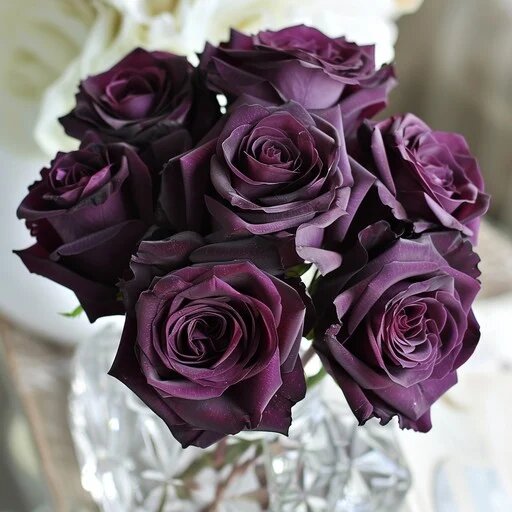 Dark Purple Rose Flower Seeds