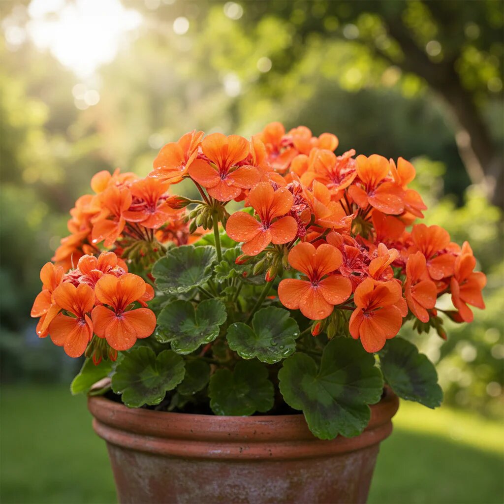 Orange Geranium Flower Seeds