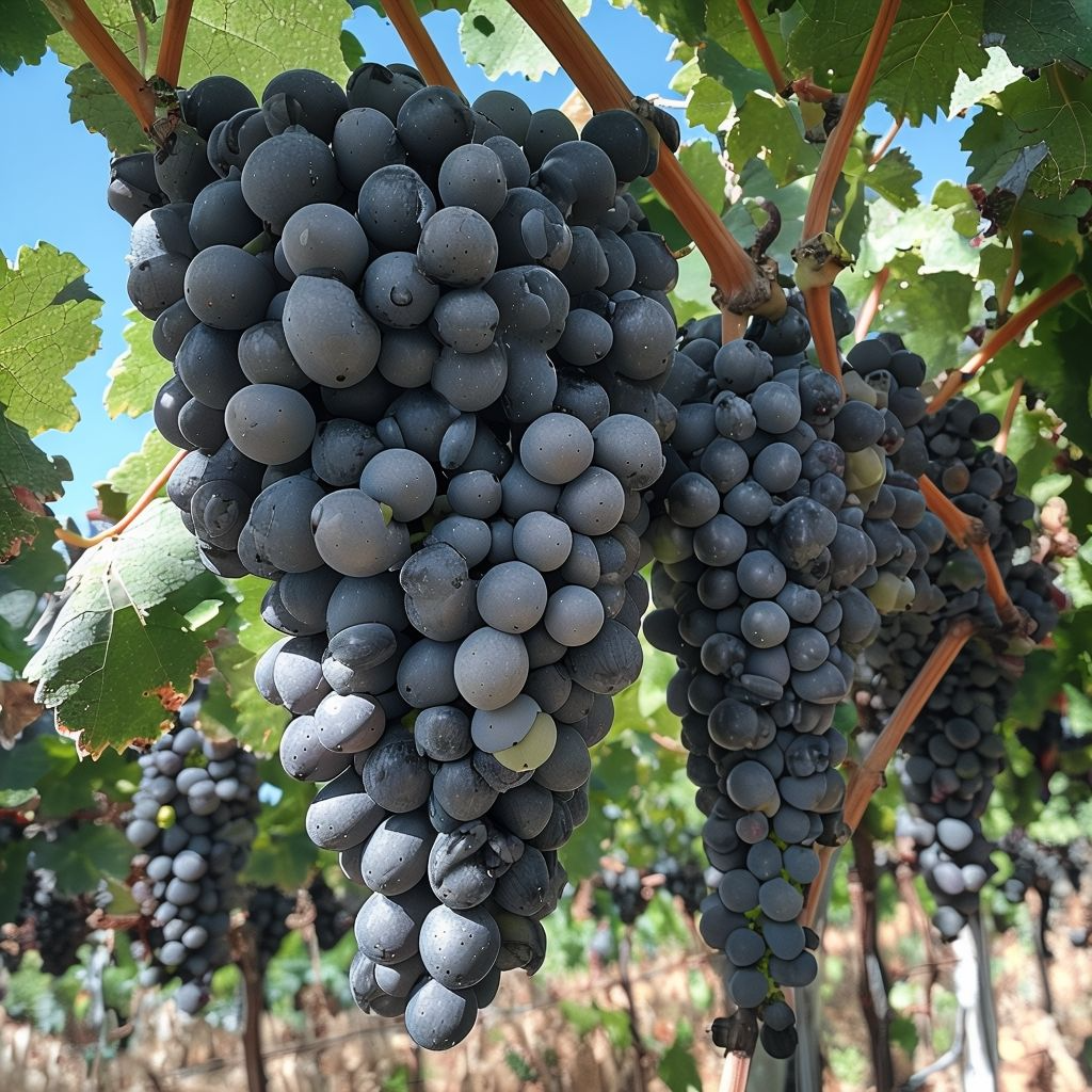 Grape Dark Grey Variety Ideal Fruit Seeds
