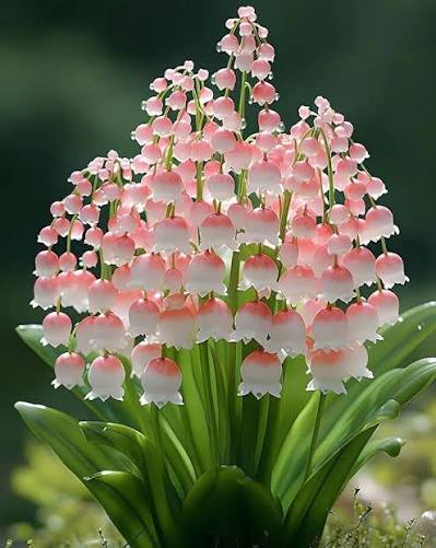 Pink Lily The Valley Flower Pale