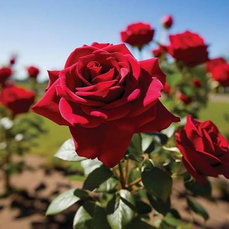 Red Rose Flower Easy Grow Blossoms Home Garden Decoration Colorf Seeds - Heirloom Non GMO High Germination Garden Flowe