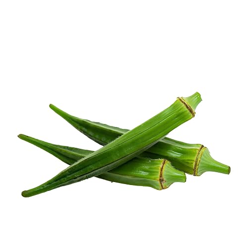 Green Okra vegetable seeds - Heirloom, Organic, Non Gmo Garden Seeds for kitchen garden planting
