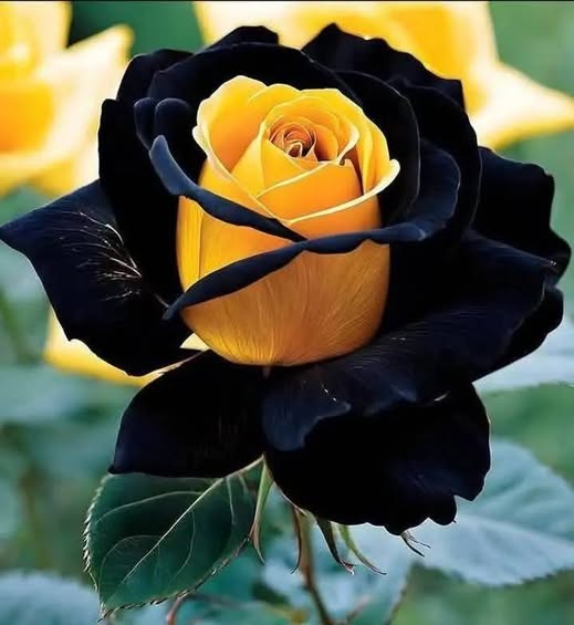 Yellow Black Rose Flower Seeds