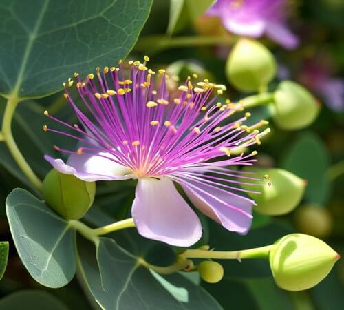 White Purple Caper Flower Seeds