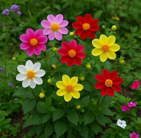 Mixed Dahlia Flower Seeds