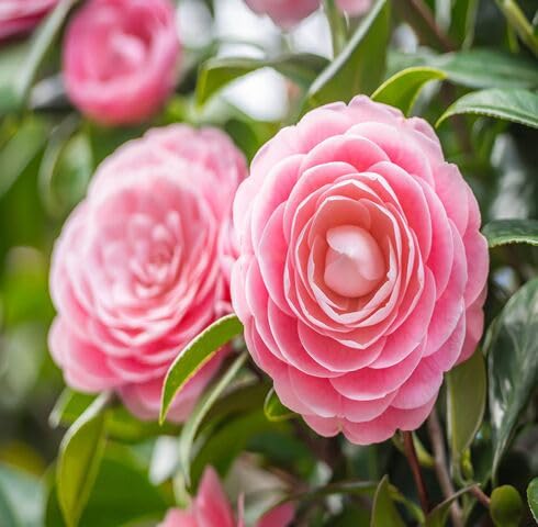 pink camellia flower seeds