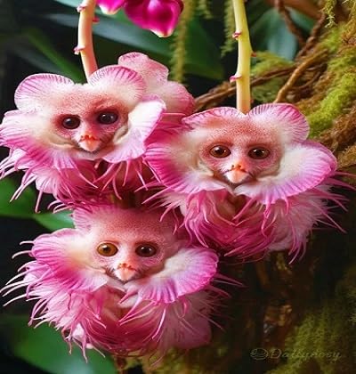 Pink MonkeyFace Orchid Flower Seeds