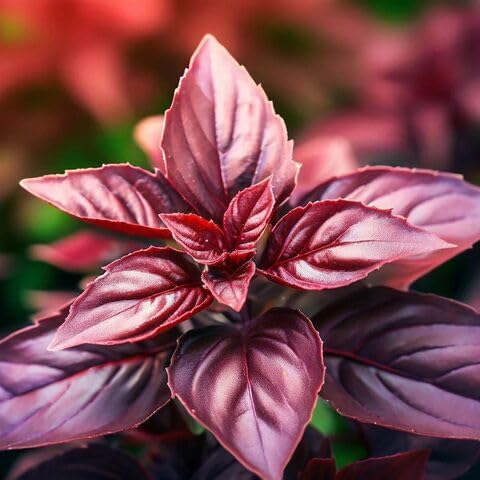 Red Basil Plant Seeds herb seeds - home gardening, heirloom garden seeds