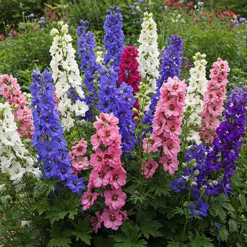 Mixed Larkspur Flower Seeds