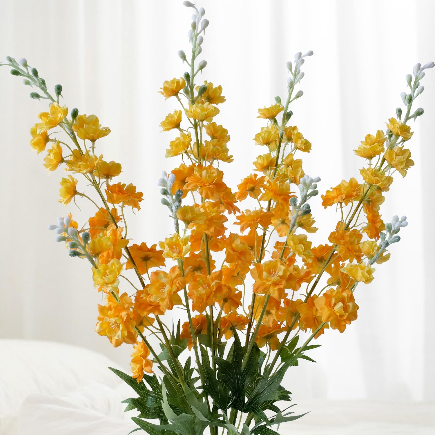 Orange Delphinium Flower Seeds