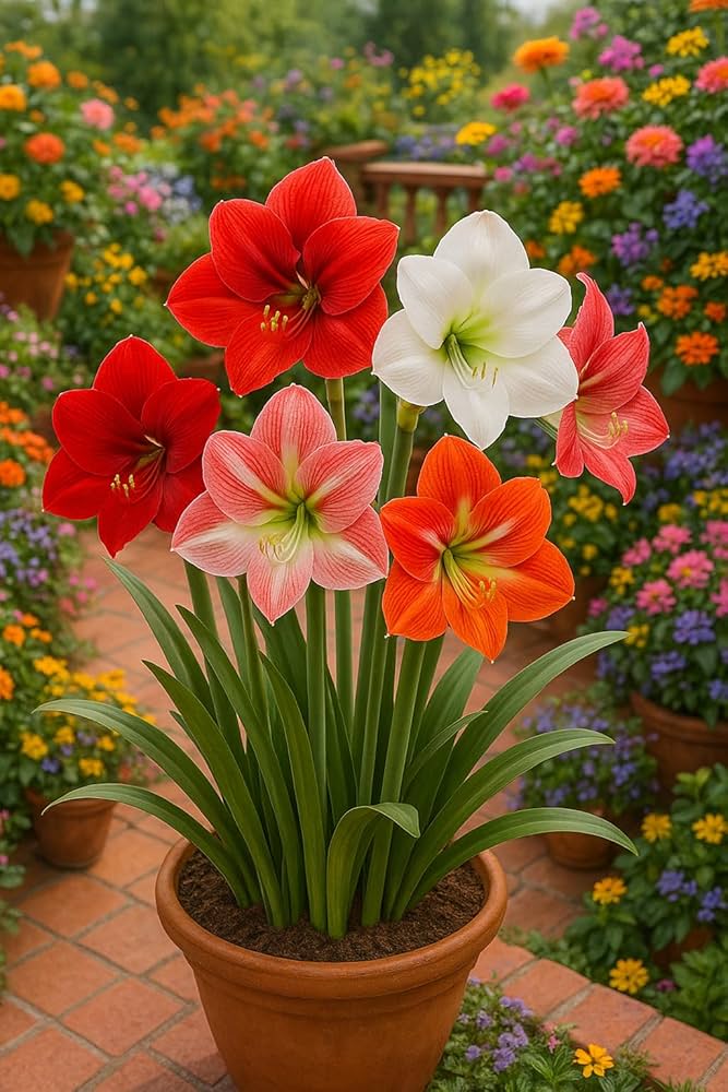 Mixed Amaryllis Flower Seeds - Heirloom Non GMO High Germination Garden Planting Seeds