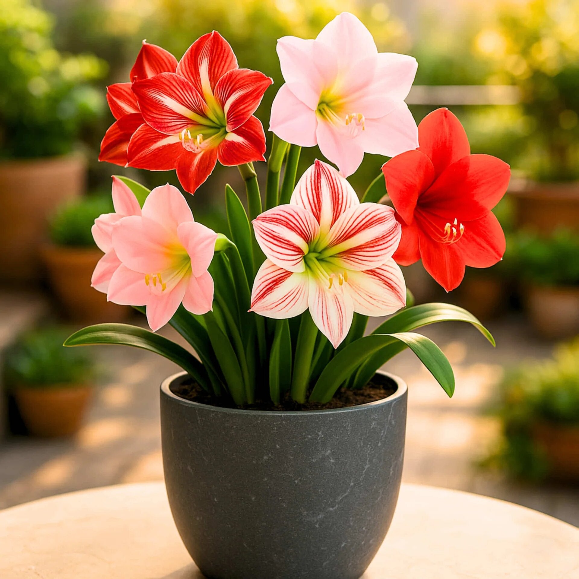 Amaryllis Flower Seeds Mixed – Heirloom, Non-GMO, High Germination Seeds - Heirloom Non GMO High Germination Organic Gar