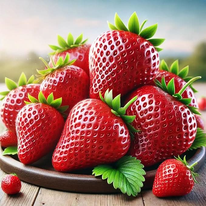 red strawberry fruit balcony seeds
