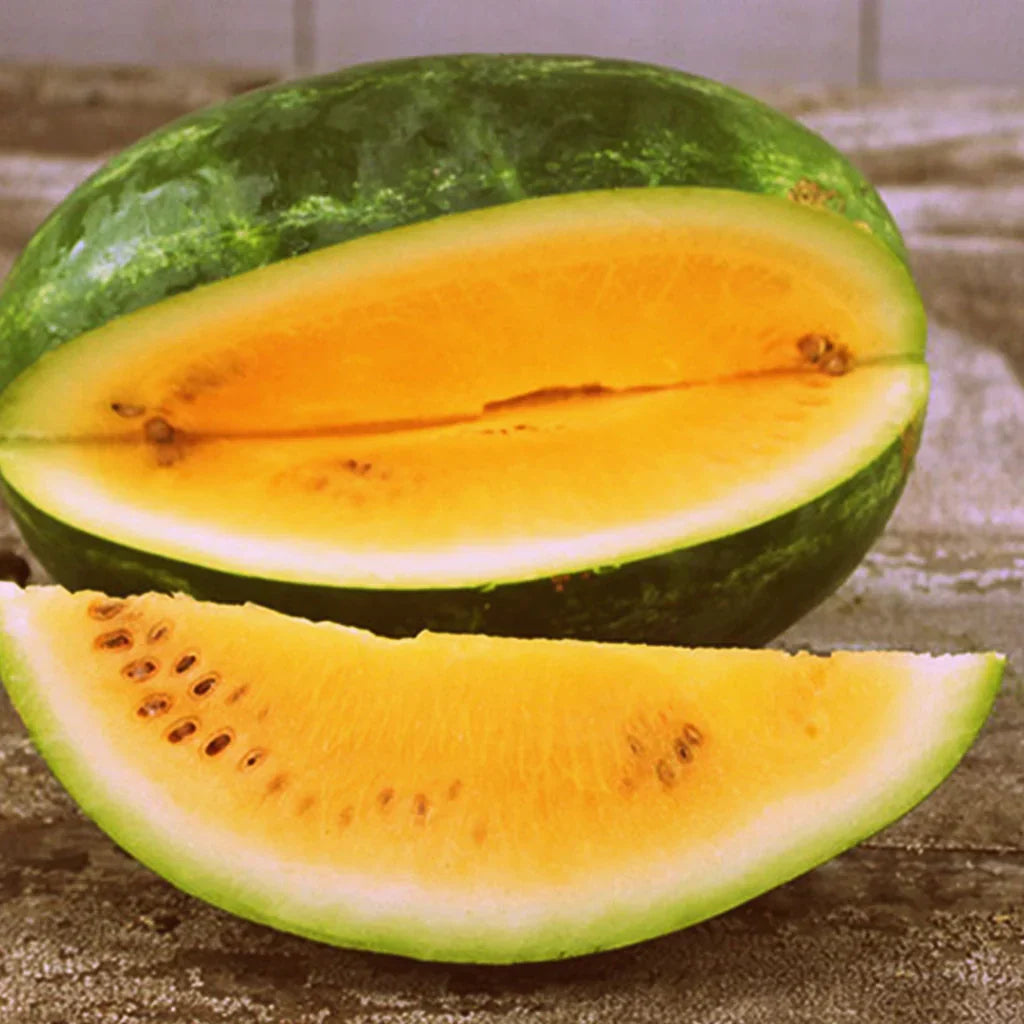 watermelon citrullus lanatus tendersweet orange fruit seeds